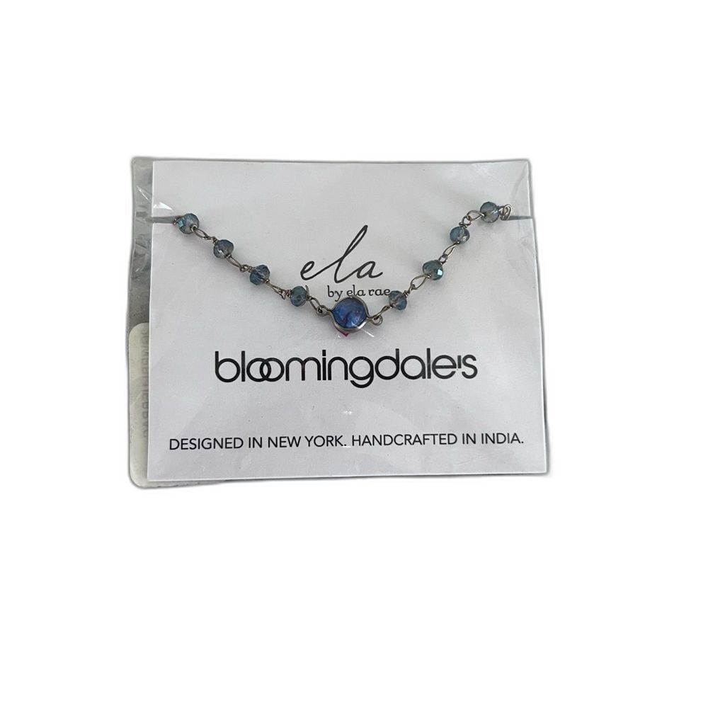 Ela by Ela Rae Blue Gemstone Beaded Stacking Bracelet